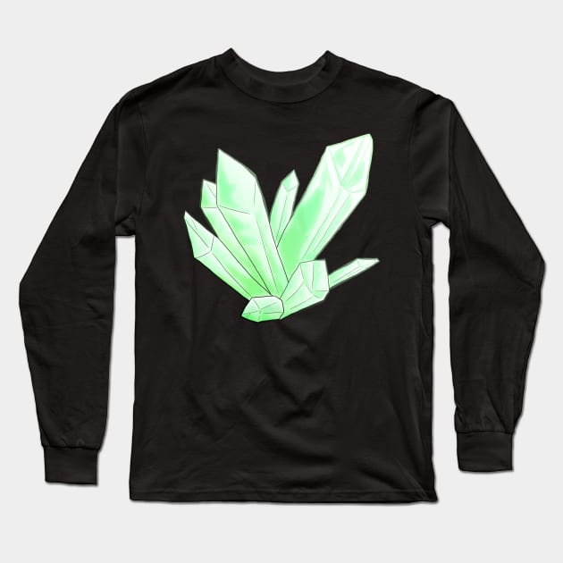 Prasiolite Long Sleeve T-Shirt by geckohivemind